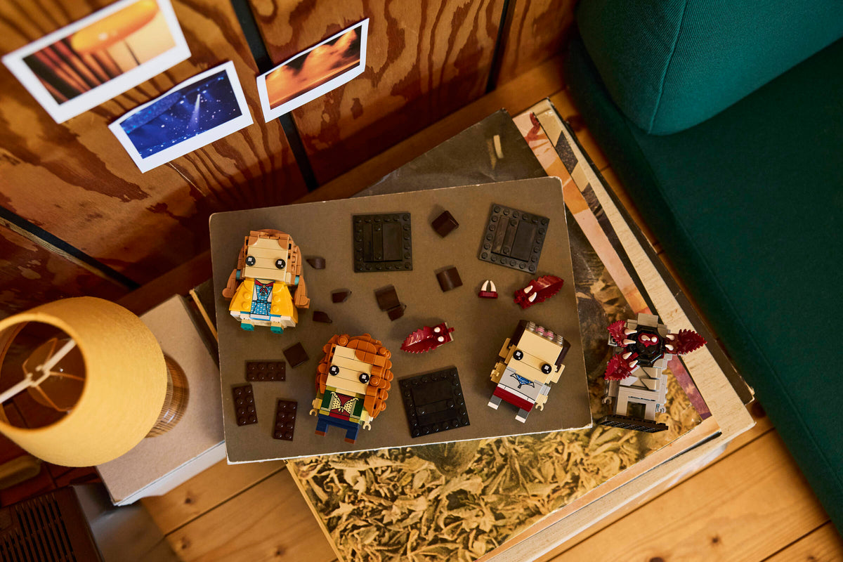 Eleven, Max, Demogorgon and Holly Figures