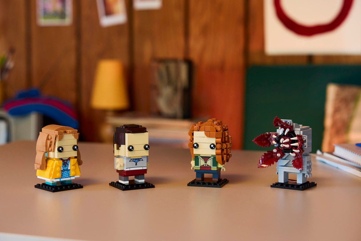 Eleven, Max, Demogorgon and Holly Figures