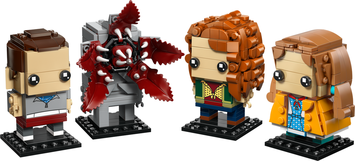 Eleven, Max, Demogorgon and Holly Figures