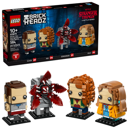 Eleven, Max, Demogorgon and Holly Figures