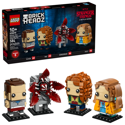 Eleven, Max, Demogorgon and Holly Figures