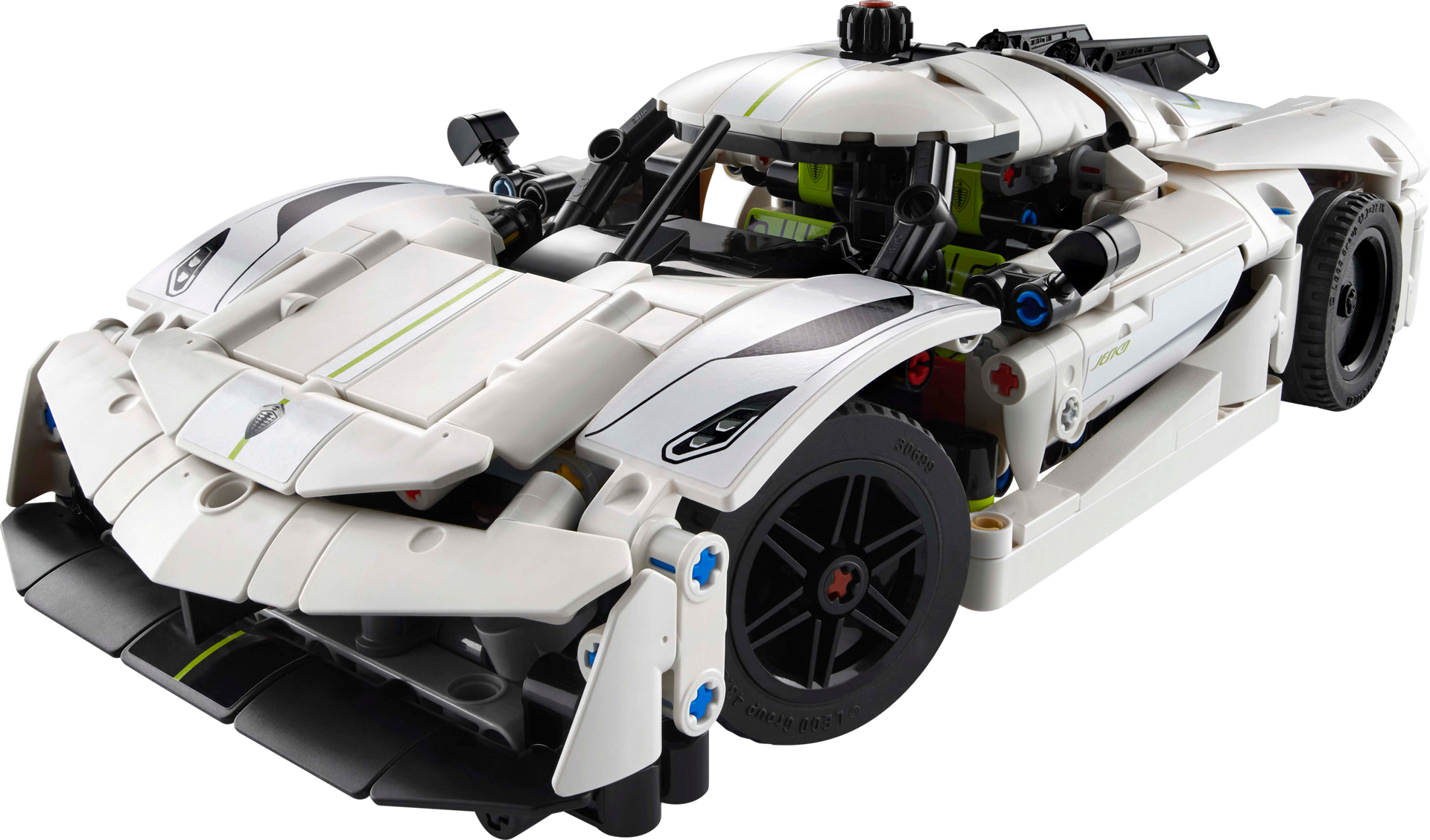 き*可様 AL KAPONE Koenigsegg Jesko Absolut White Hypercar 42184 | LEGO – alab.toys