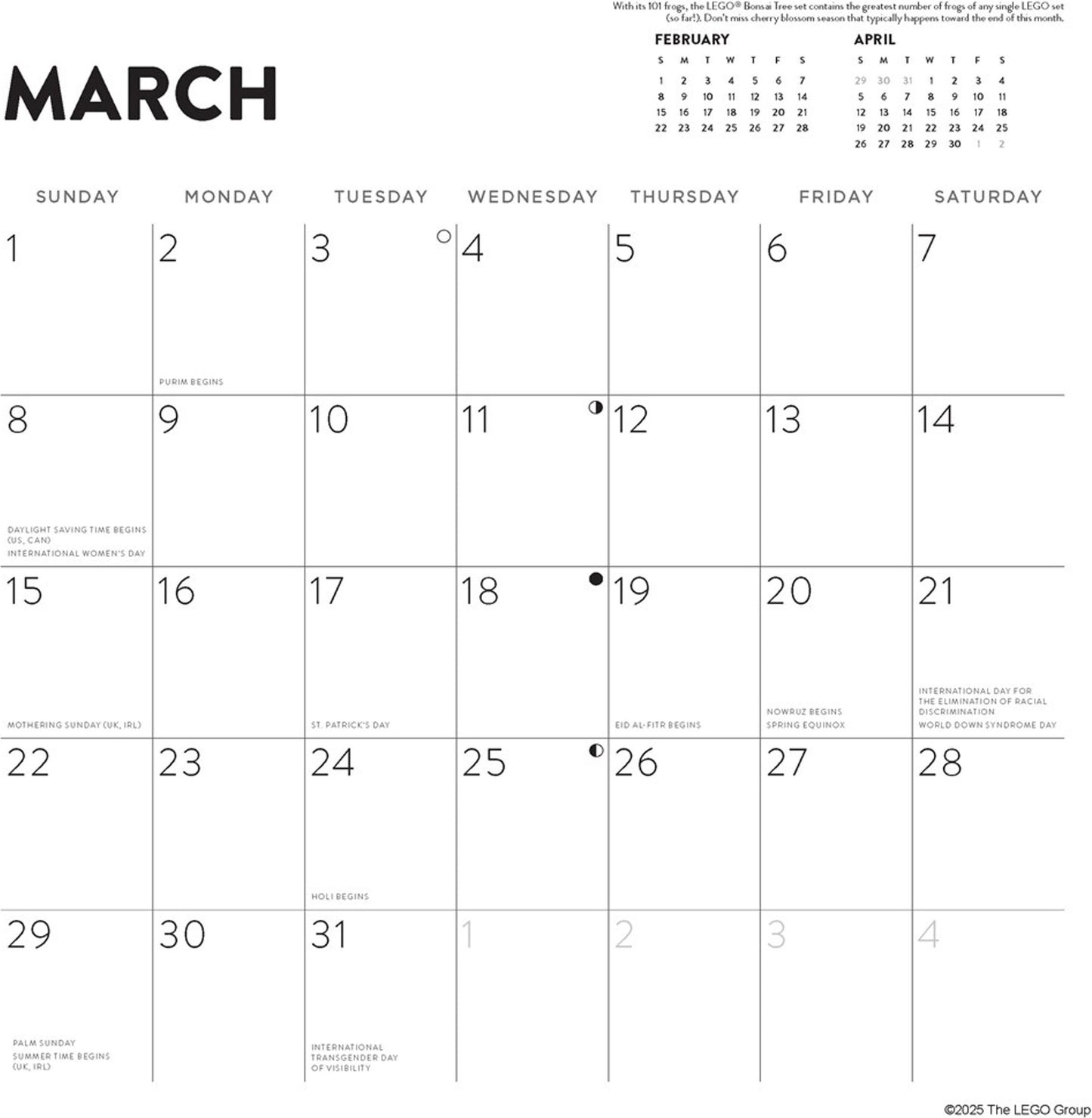 2026 Wall Calendar