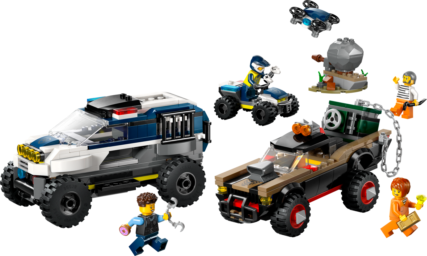 Off-Road Police Car Chase
