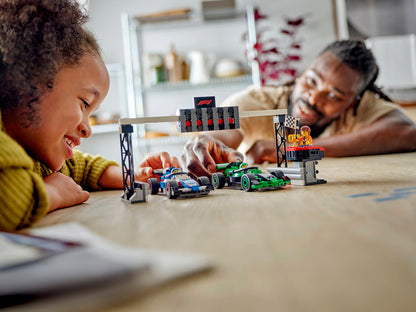 F1 Grid with VCARB & Sauber Race Cars