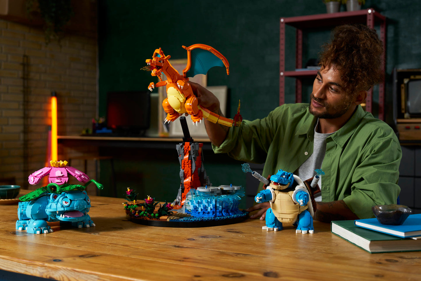 Venusaur, Charizard and Blastoise