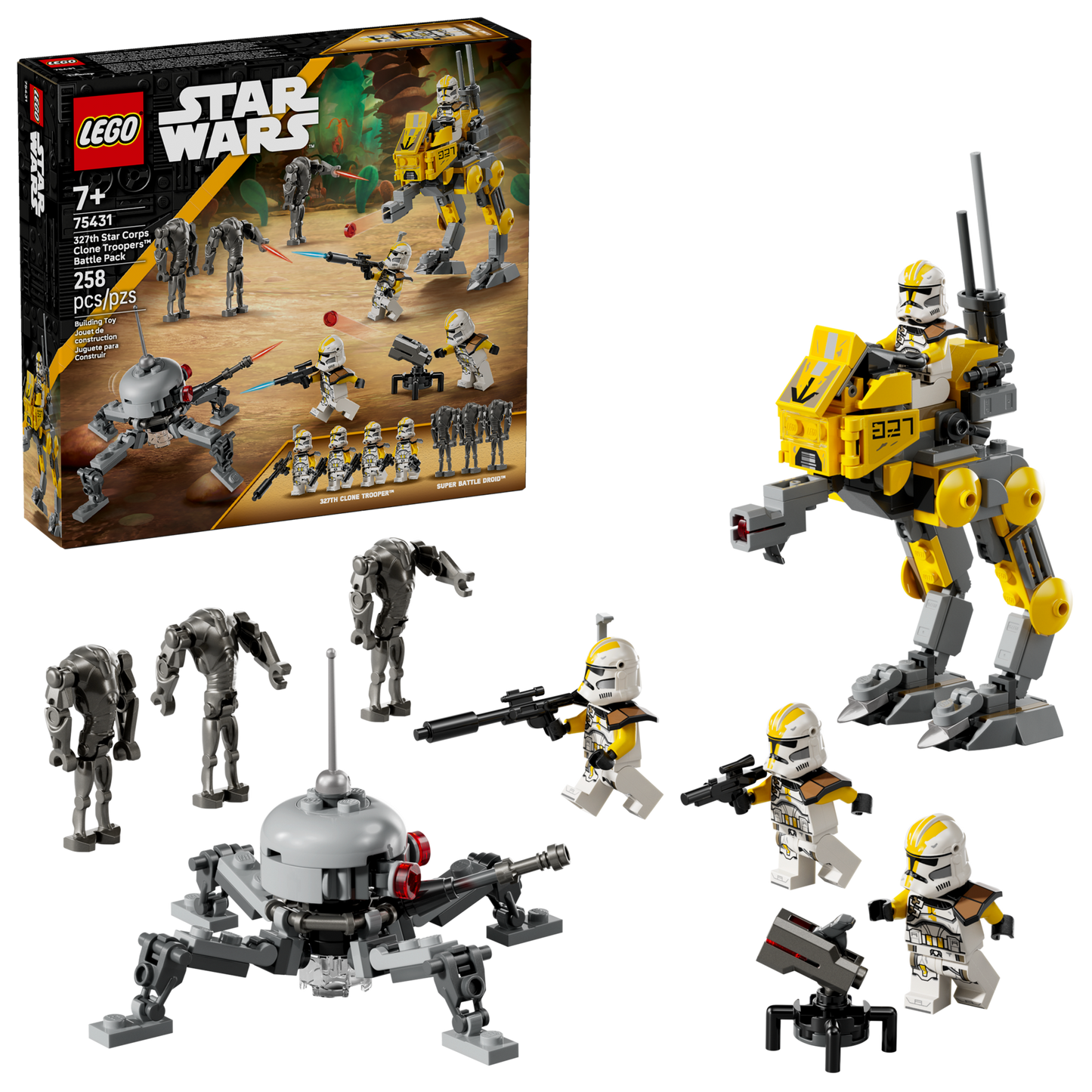 327th Star Corps Clone Troopers Battle Pack