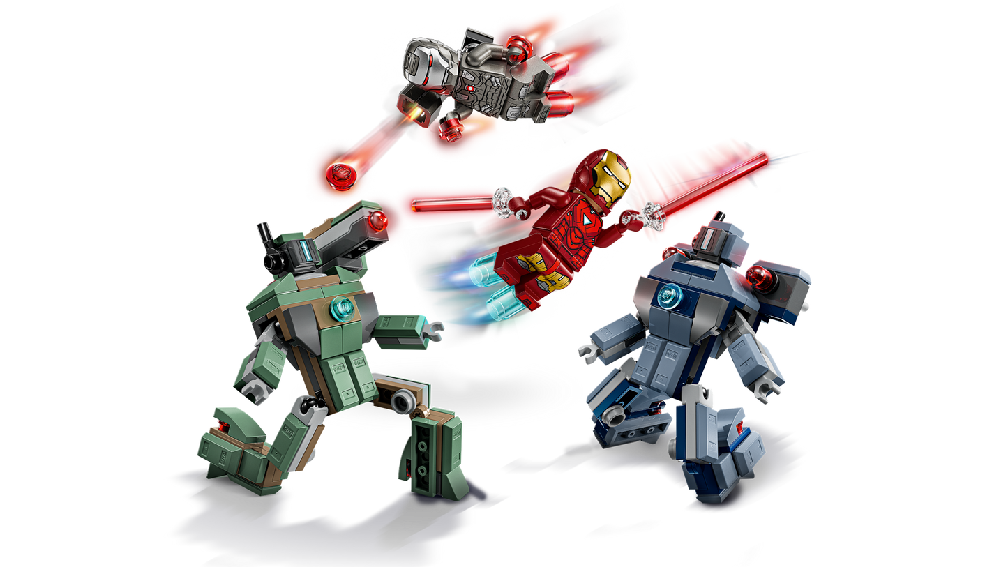 Iron Man & War Machine vs. Hammer Drones