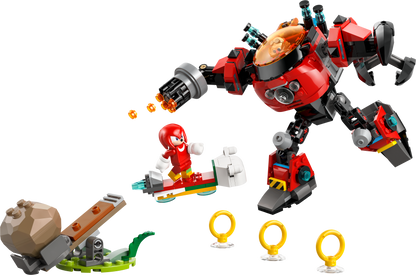 Knuckles vs. Dr. Eggman Egg Crusher Mech