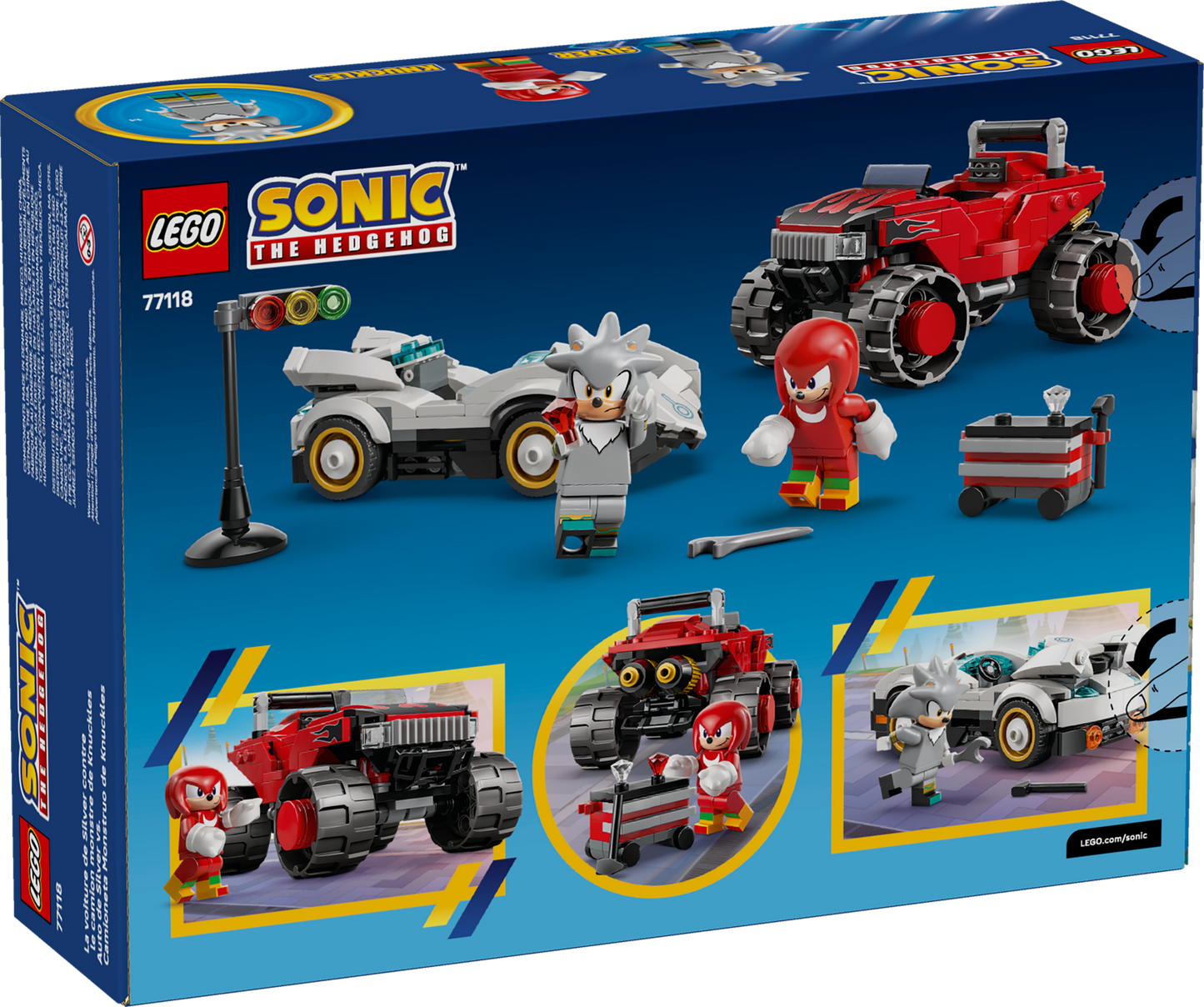 Silver's Car vs. Knuckles' Monster Truck
