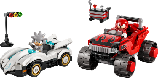 Silver's Car vs. Knuckles' Monster Truck
