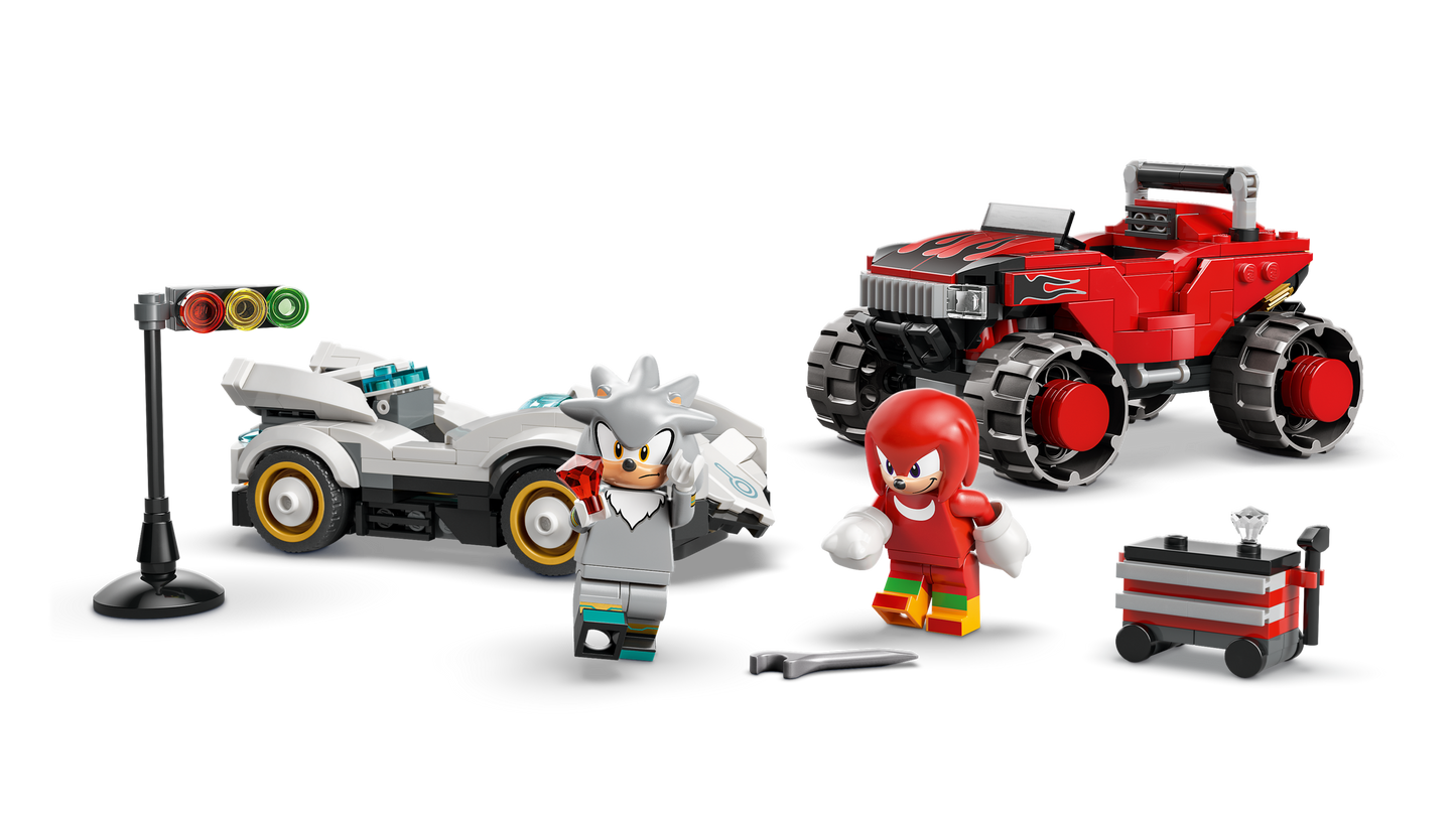 Silver's Car vs. Knuckles' Monster Truck