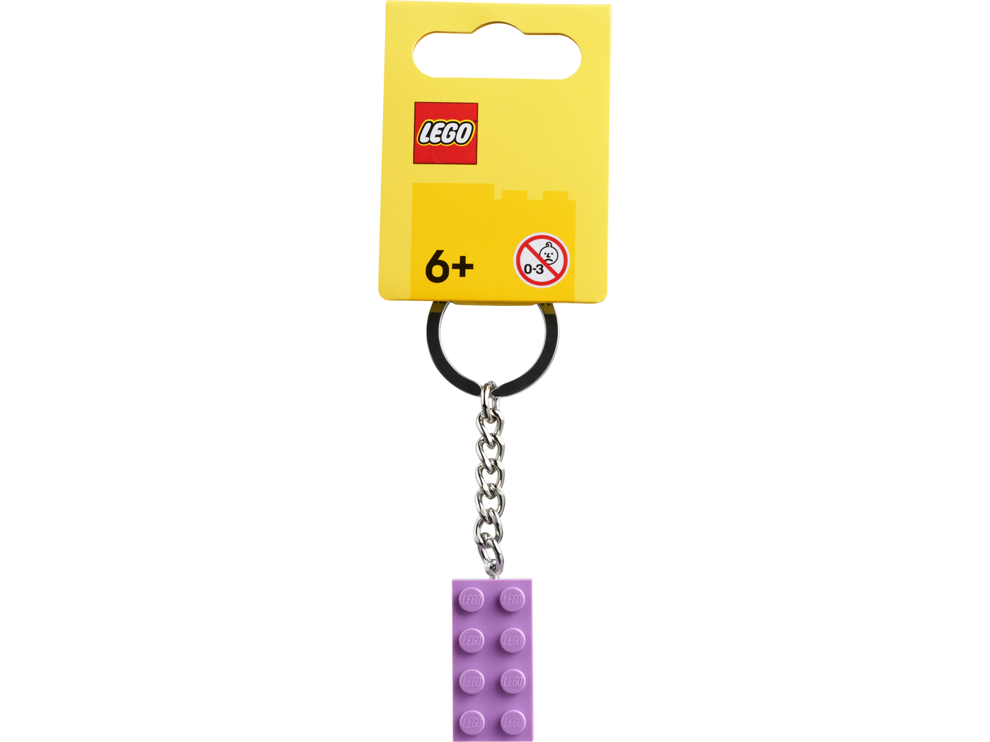 Medium Lavender 2x4 Stud Key Chain