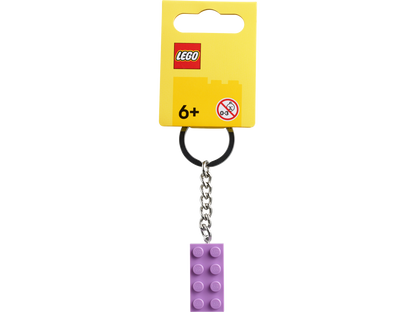 Medium Lavender 2x4 Stud Key Chain