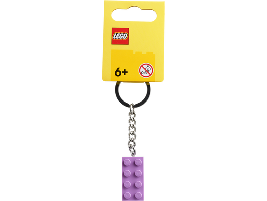 Medium Lavender 2x4 Stud Key Chain