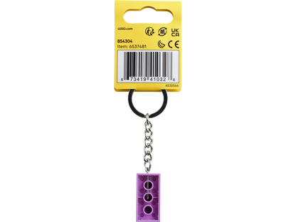 Medium Lavender 2x4 Stud Key Chain
