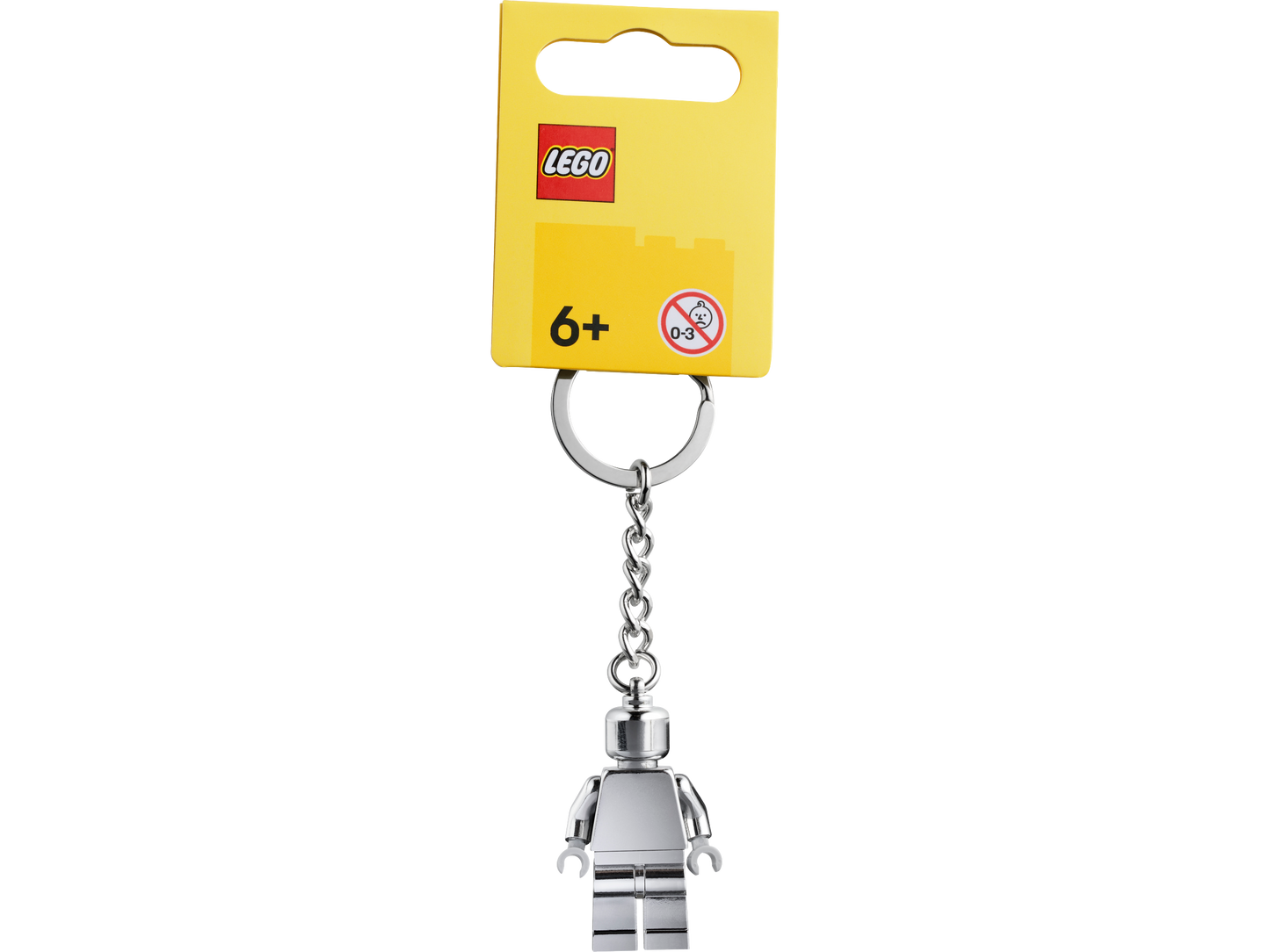 Silver Minifigure Key Chain