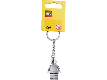 Silver Minifigure Key Chain