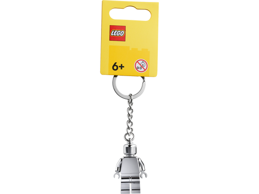 Silver Minifigure Key Chain