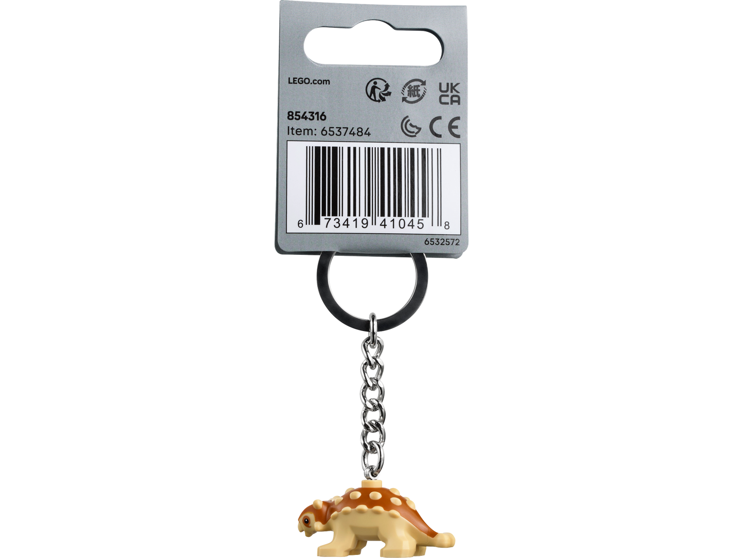 Baby Ankylosaurus Key Chain