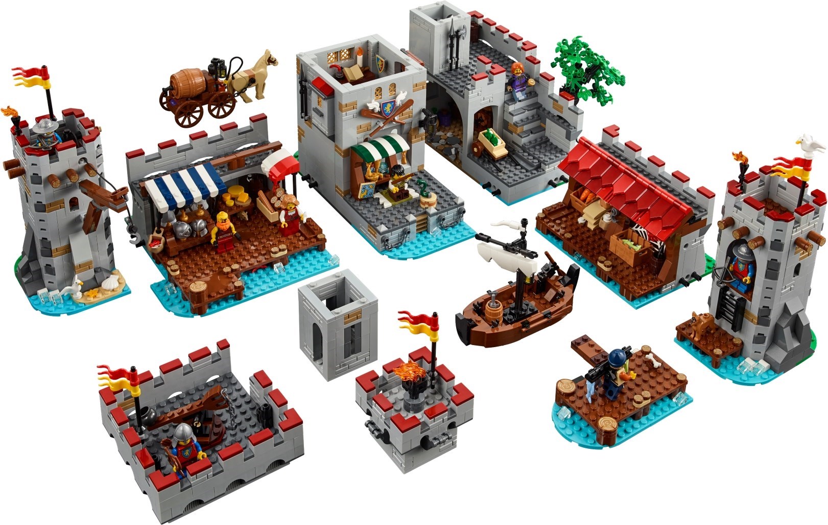 LEGO® Set 910047 Medieval Seaside Market