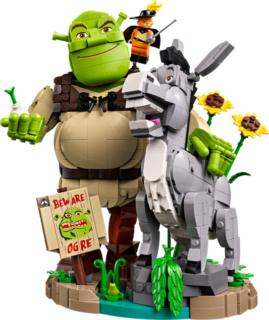 Shrek, Donkey & Puss in Boots