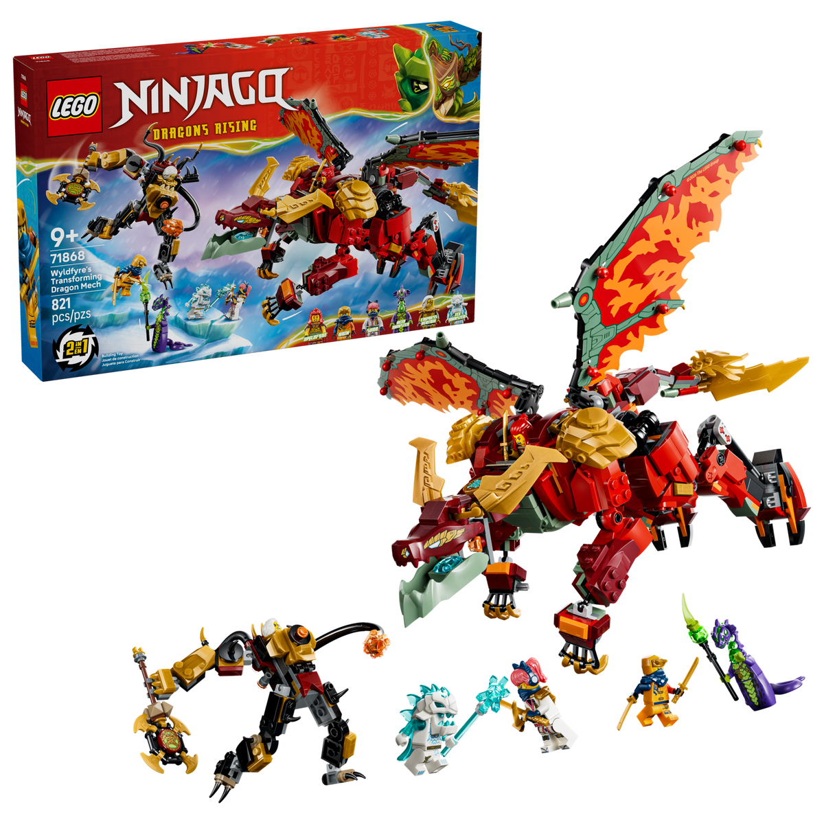 Wyldfyre's Transforming Dragon Mech
