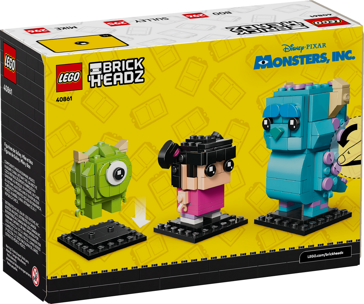 Sulley, Mike and Boo Figures