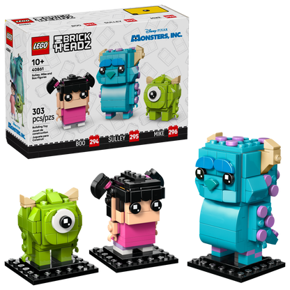Sulley, Mike and Boo Figures