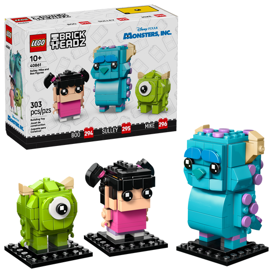 Sulley, Mike and Boo Figures