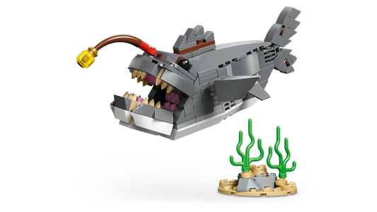 Fierce Shark with a Treasure Chest