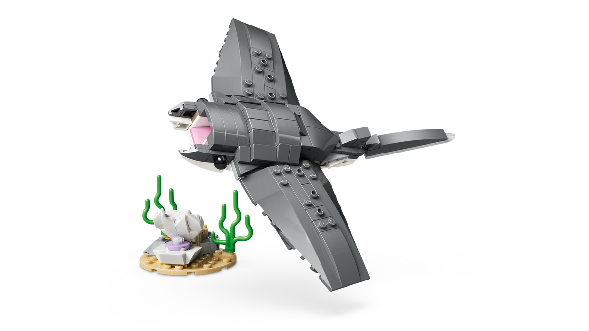 Fierce Shark with a Treasure Chest