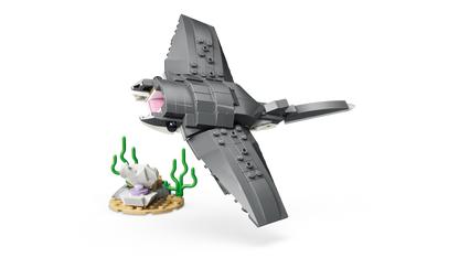 Fierce Shark with a Treasure Chest