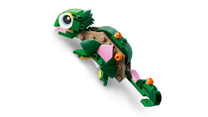 Turtle with a Water Lily Flower