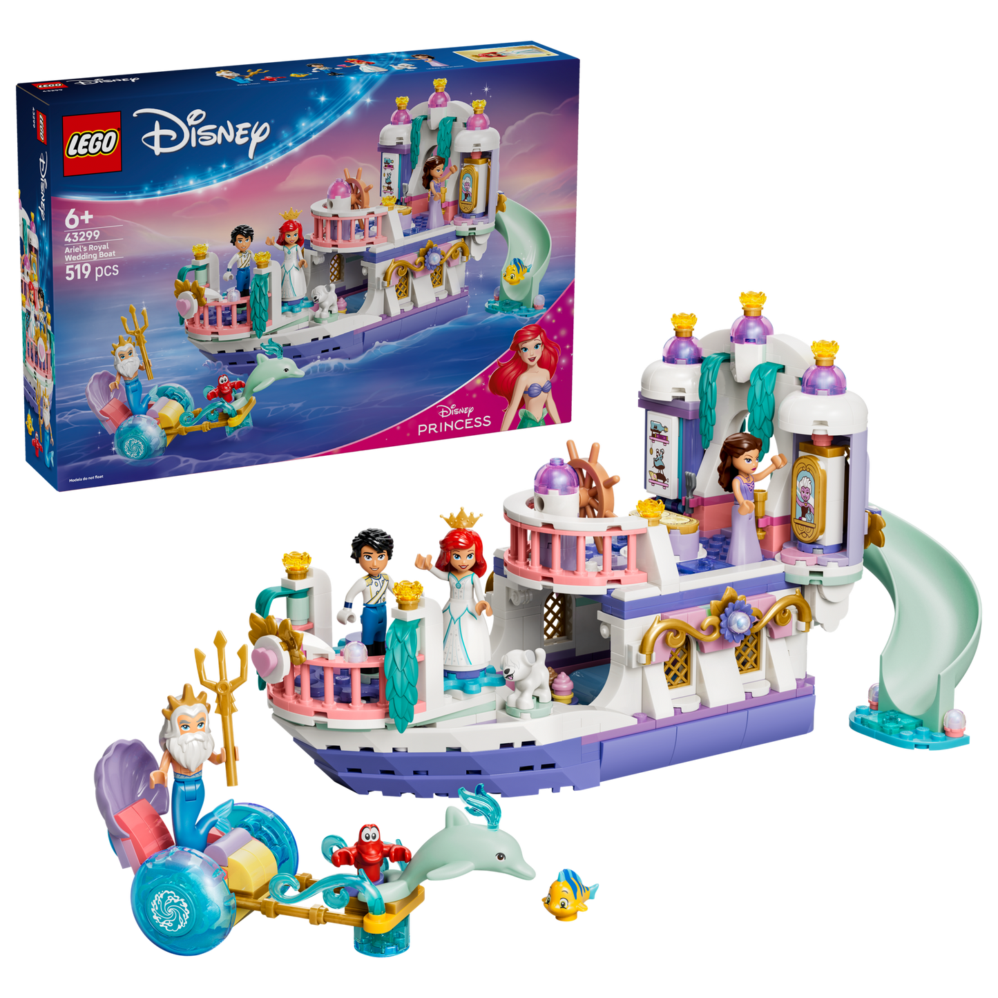 Ariel's Royal Wedding Boat