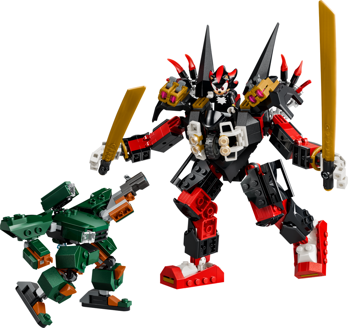 Shadow's Mech vs. G.U.N. Trooper