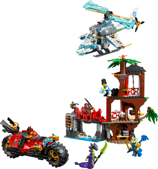 Ninja Vehicle Tree House Battle