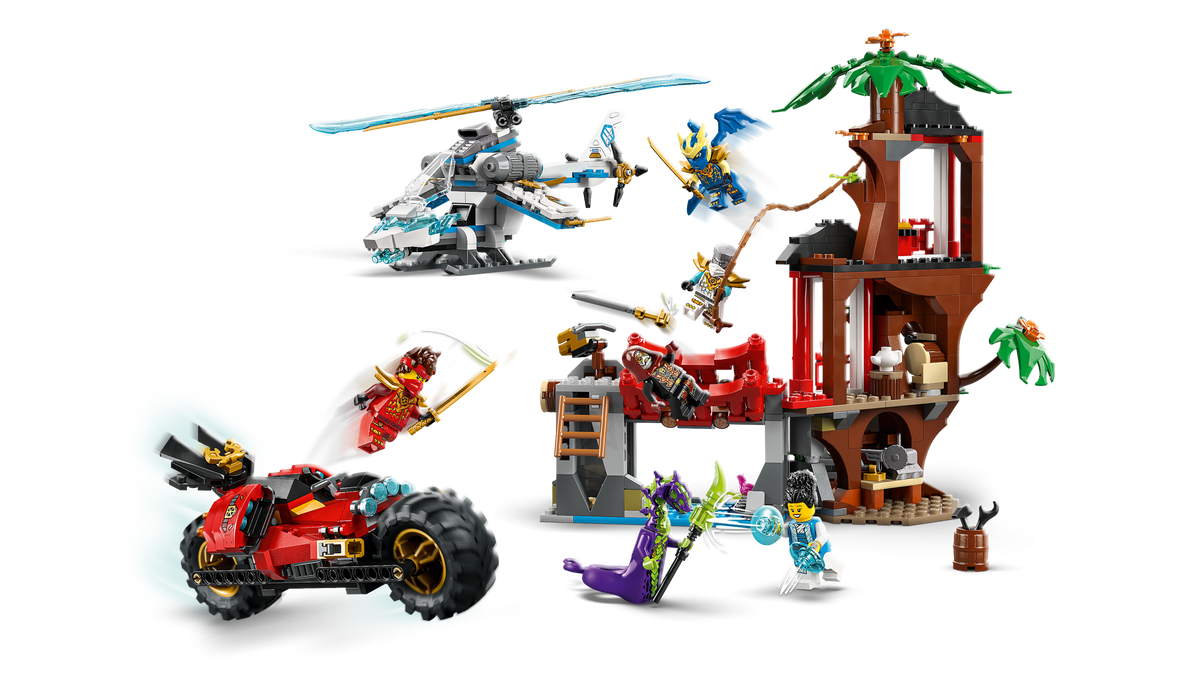 Ninja Vehicle Tree House Battle
