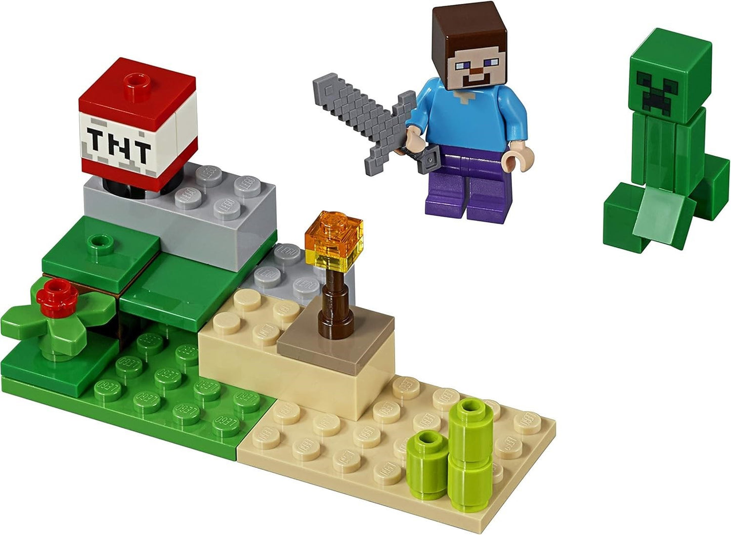 Minecraft Steve and Creeper Set