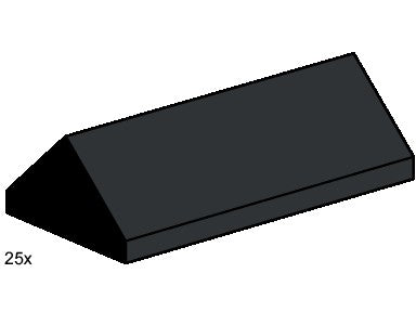 2x4 Ridge Roof Tiles Steep Sloped Black