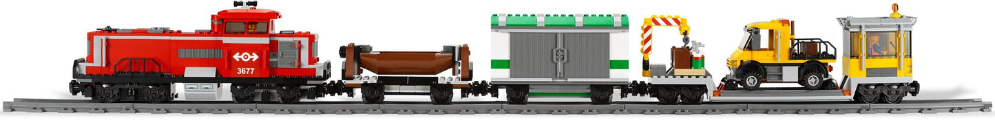 Red Cargo Train