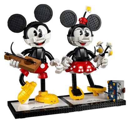 Mickey Mouse and Minnie Mouse