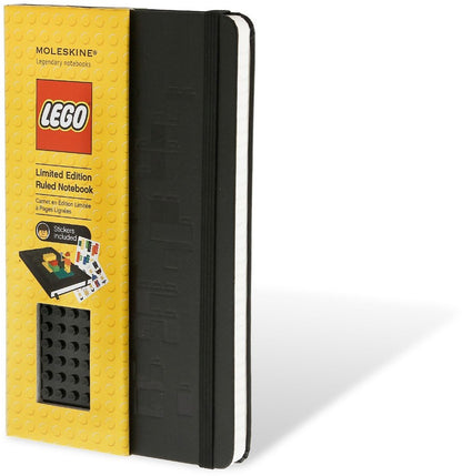 Moleskine notebook black brick, ruled, large