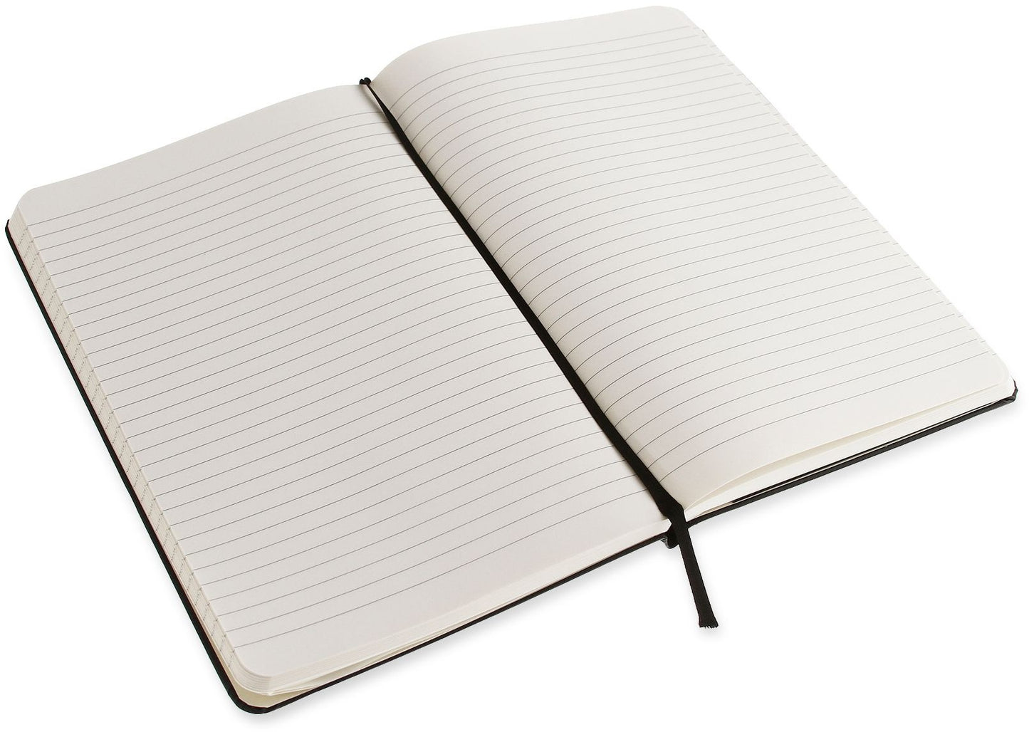 Moleskine notebook black brick, ruled, large