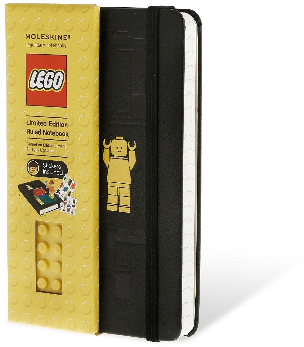 Moleskine notebook yellow brick, ruled, small