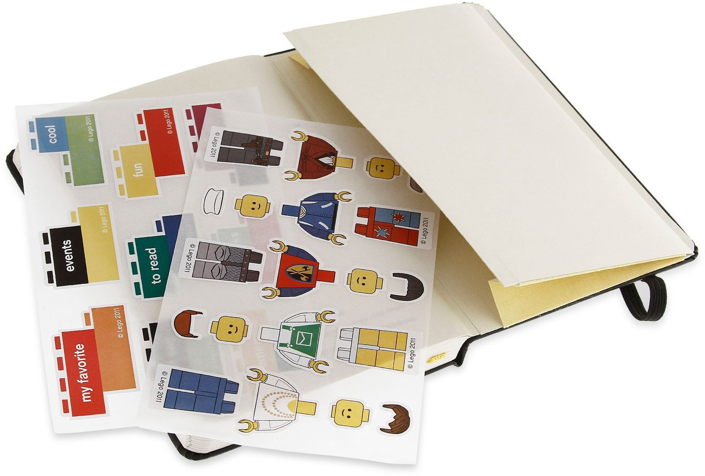 Moleskine notebook yellow brick, ruled, small