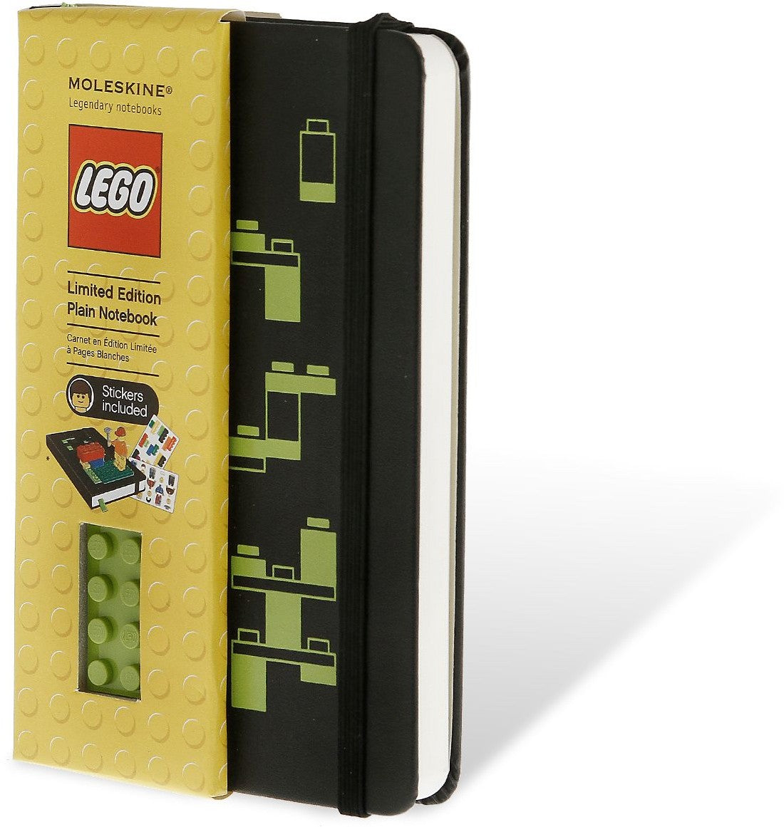 Moleskine notebook green brick, plain, small
