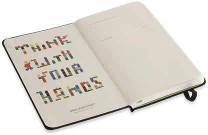 Moleskine notebook green brick, plain, small