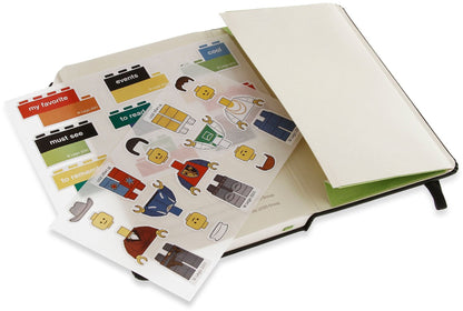 Moleskine notebook green brick, plain, small