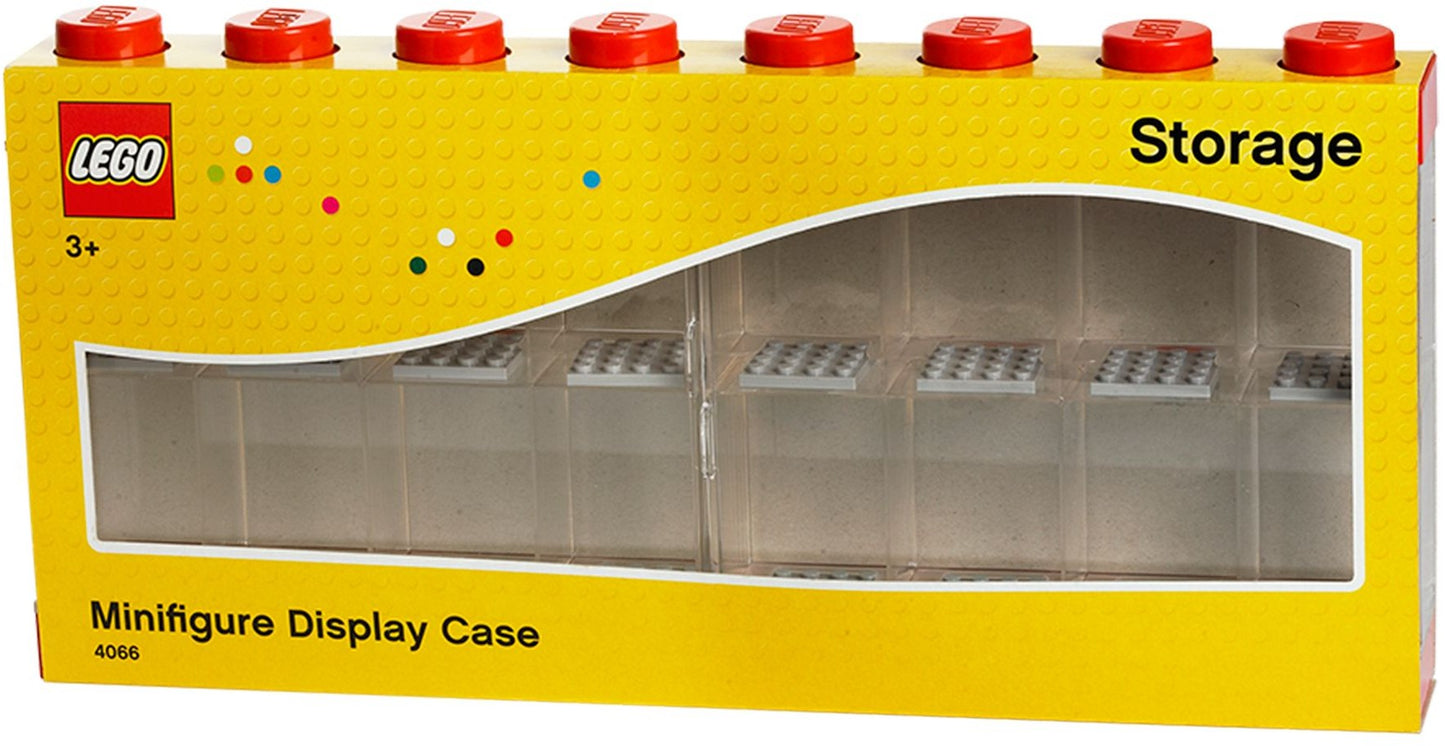 Minifigure Display Case 16 – Red